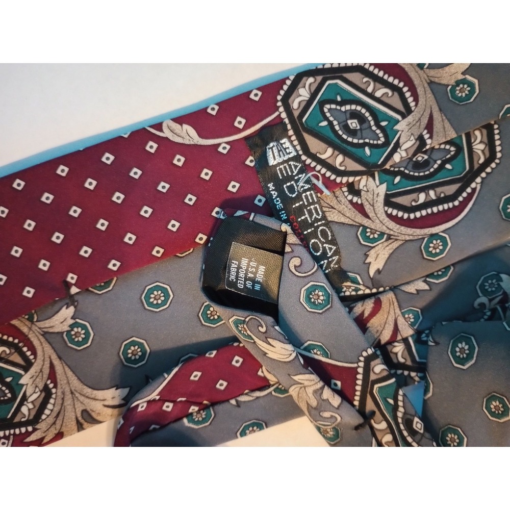 The American Edition 100% Polyester Men's Neck Tie 57 inches long - Picture 2 of 3